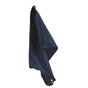 Anvil Fringed Fingertip Towel - Dark/Color Blue, Navy