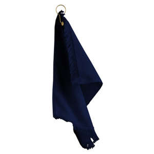 Anvil Fingertip Towel with Grommet - Dark/Color Blue, Navy