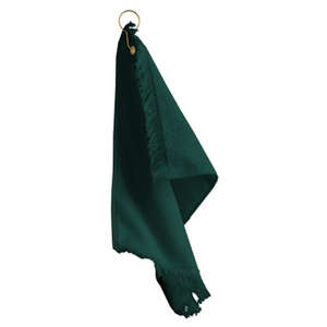 Custom Promotional Anvil Fingertip Towel with Grommet - Dark/Color
