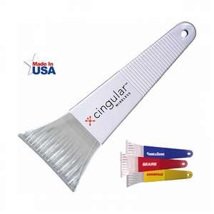 Custom Promotional Heavy Duty 10" Ice Scraper - Ribbed Side Imprint