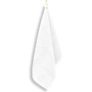 Anvil Hemmed Towel with Grommet - White/Neutral 