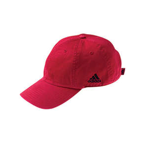 Adidas Relaxed Cresting Cap - Dark/All Red, University