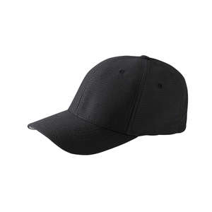 Yupoong Flexfit Cool And Dry 6-Panel Cap - Dark/All Black