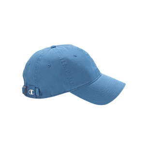 Champion Brushed 6-Panel Twill Cap - Dark/All Blue, Carolina