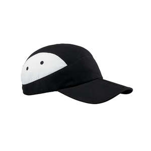 Champion Folding Runner's Cap - Dark/All Black/White