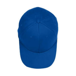Yupoong Flexfit Brushed Twill Cap - Dark/All Blue, Royal