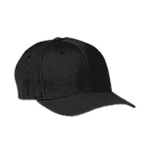 Yupoong Flexfit Wool Cap - Dark/All Black