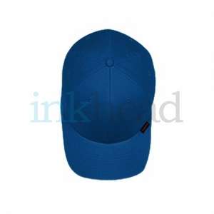 Yupoong Flexfit Low Profile Twill Cap - Dark/All Blue, Royal