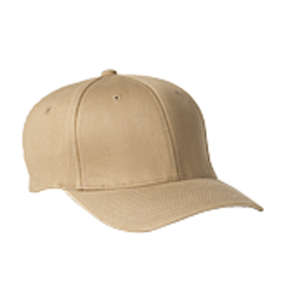 Yupoong Flexfit Wooly 6-Panel Cap - Dark/All Khaki