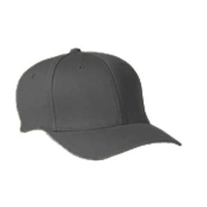Yupoong Flexfit Wooly 6-Panel Cap - Dark/All Gray, Dark