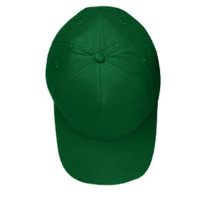Harriton 5-Panel Brushed Twill Cap - Dark/All Green, Forest