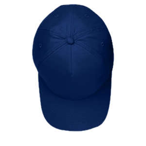 Harriton 5-Panel Brushed Twill Cap - Dark/All Blue, Navy