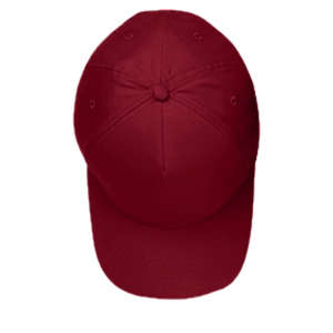 Harriton 5-Panel Brushed Twill Cap - Dark/All Maroon