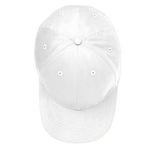 Harriton Structured Cotton Twill Cap - Dark/All White