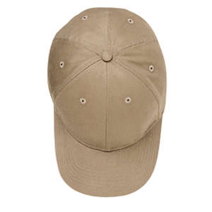 Harriton Structured Cotton Twill Cap - Dark/All Khaki