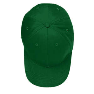 Harriton Structured Cotton Twill Cap - Dark/All Green, Forest