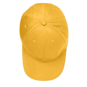 Harriton Structured Cotton Twill Cap - Dark/All Gold