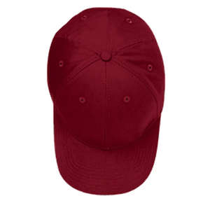 Harriton Structured Cotton Twill Cap - Dark/All Maroon