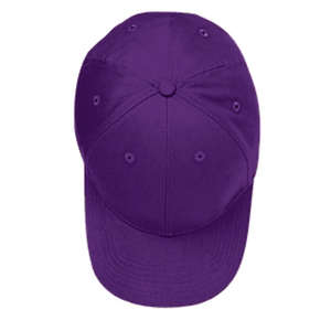 Harriton Structured Cotton Twill Cap - Dark/All Purple