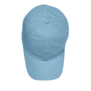 Harriton Brushed Cotton Twill Baseball Cap - Dark/All Blue, Columbia