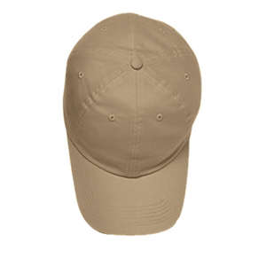 Harriton Brushed Cotton Twill Baseball Cap - Dark/All Khaki