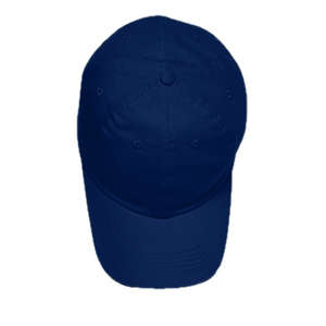 Harriton Brushed Cotton Twill Baseball Cap - Dark/All Blue, Navy