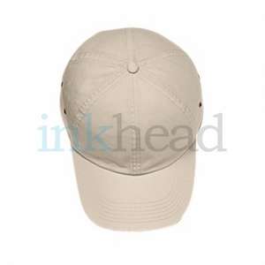 Harriton Washed Twill Baseball Cap - Dark/All 