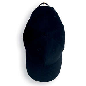 Anvil 6-Panel Brushed Twill Cap - Dark/All Black