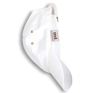Anvil Solid 6-Panel Low-Profile Twill Cap - Dark/All White