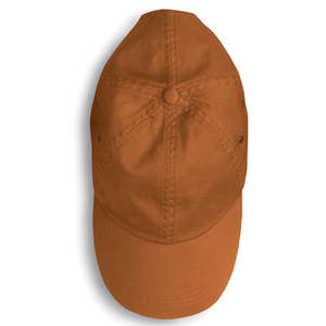 Anvil Solid 6-Panel Low-Profile Twill Cap - Dark/All Orange, Texas