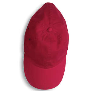 Anvil Solid 6-Panel Low-Profile Twill Cap - Dark/All Red
