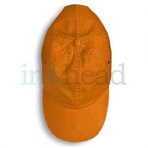 Anvil Solid 6-Panel Low-Profile Twill Cap - Dark/All Orange, Burnt