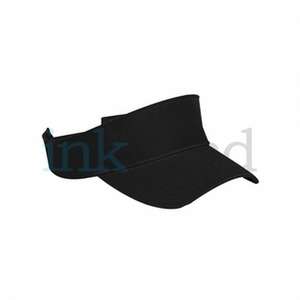Custom Promotional Harriton Washed Twill Visor - Dark/All