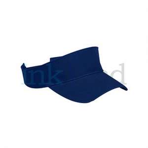 Harriton Washed Twill Visor - Dark/All