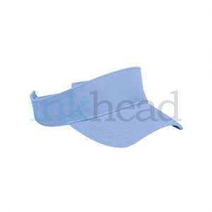 Harriton Washed Twill Visor - Dark/All
