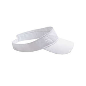 Anvil 3-Panel Low-Profile Twill Visor - Dark/All White