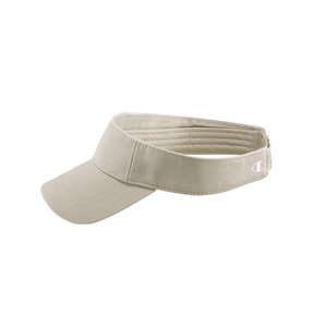 Champion Velcro Closure Athletic Visor - Dark/All Gray, Stone