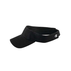 Champion Velcro Closure Athletic Visor - Dark/All Black