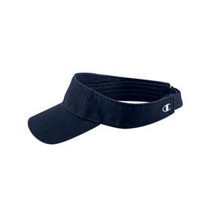 Champion Velcro Closure Athletic Visor - Dark/All Blue, Navy