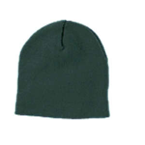 Yupoong Solid Acrylic Knit Cap - Dark/All Green, Spruce