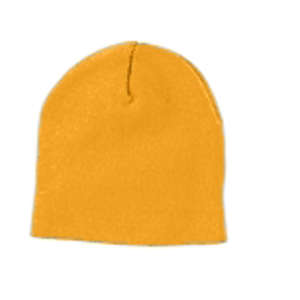 Yupoong Solid Acrylic Knit Cap - Dark/All Gold