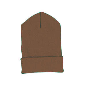Yupoong Solid Acrylic Knit Cap With Cuffed Bottom - Dark/All 
