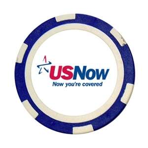 Custom Promotional Premium Decal Inlay Chip - 2 Sided