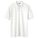 Promotional Golf & Polo Shirts - Hanes Mens Cotton Pique Sport Shirt - White/Natural