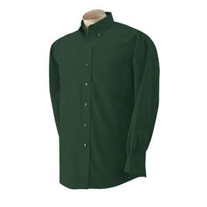 Custom Promotional Van Heusen Mens Long Sleeve Wrinkle Resistant Oxford - Dark/Color
