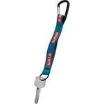 Wholesale Carabiner Keychains - 3/4" Dye-Sublimated Carabiner Key Tag with Metal-Split Ring