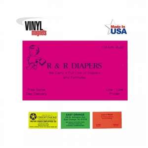 Custom Promotional Fluorescent Business Card Magnet