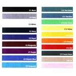Customized Lanyards, Badges & Bracelets - 1" Knitted Cotton Lanyard with Snap-Buckle Release