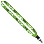 Imprinted Lanyards, Badges & Bracelets - 3/4" Dye-Sublimated Polyester Lanyard