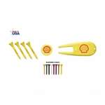Imprinted Golf Ball Markers - Golf Pack - 4 Tees/1 Ball Marker/1 Repair Tool